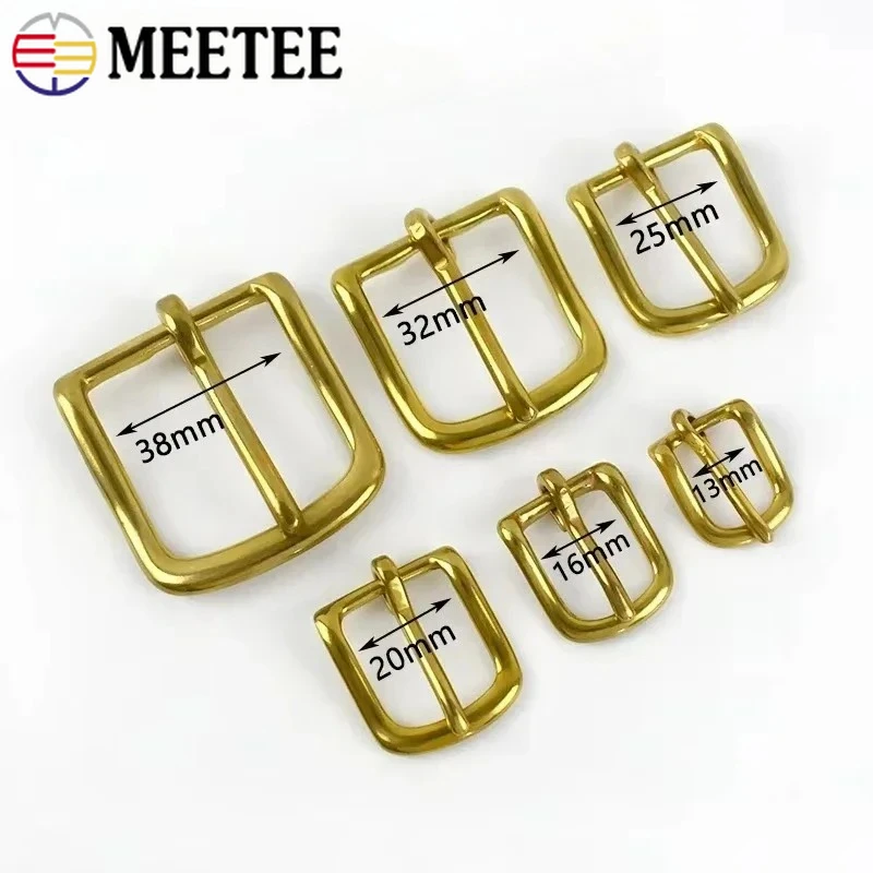 2/5P 13-38 مللي متر الصلبة حزام من النحاس أبازيم للرجل الحيوانات الأليفة طوق دبوس مشبك حزام استبدال المشبك الأجهزة الخياطة اكسسوارات