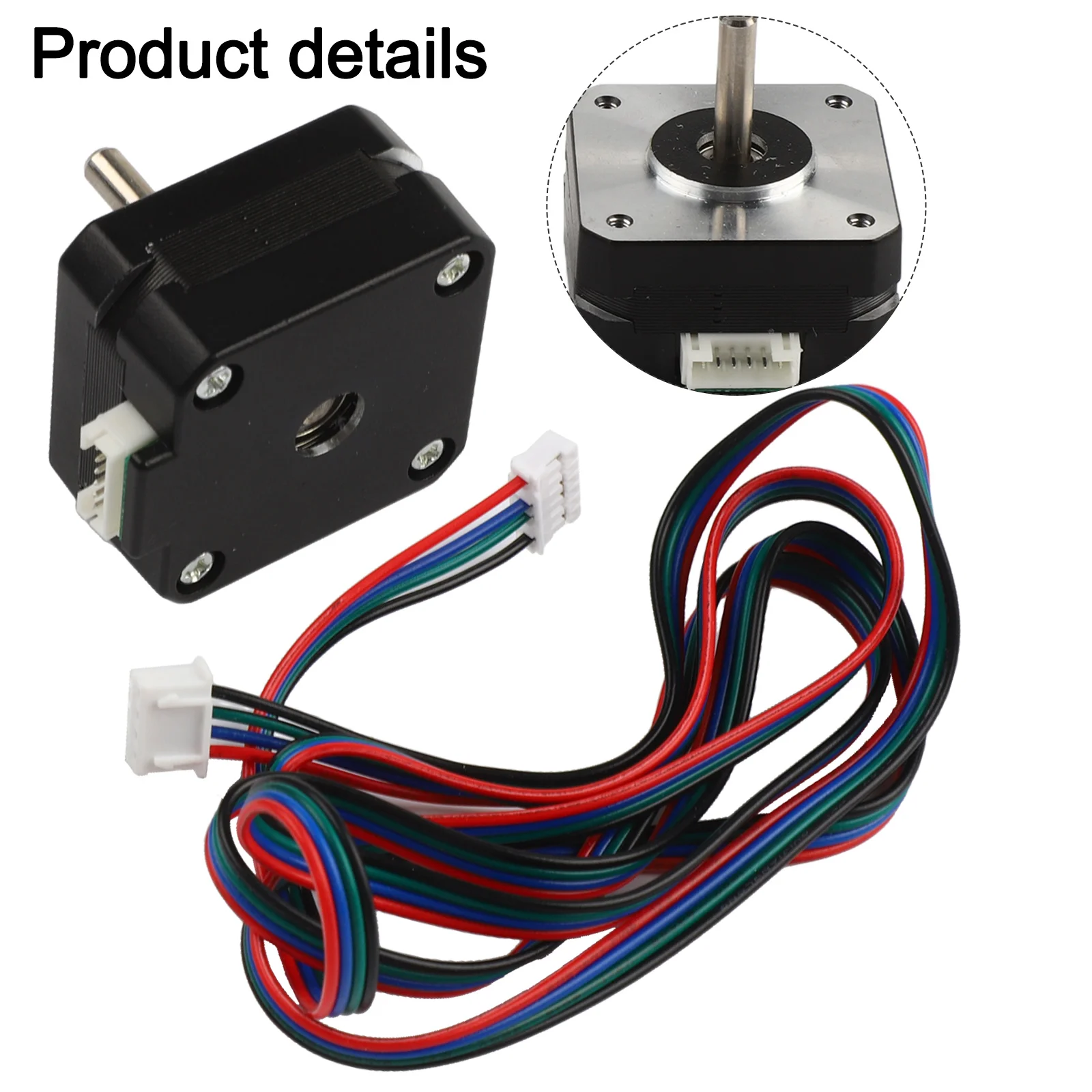 110*50*50 Mm Size Pancake Motor Advanced Stepper Motor Technology Compact Design Motor 17Ncm Holding Torque 1A Rated Current