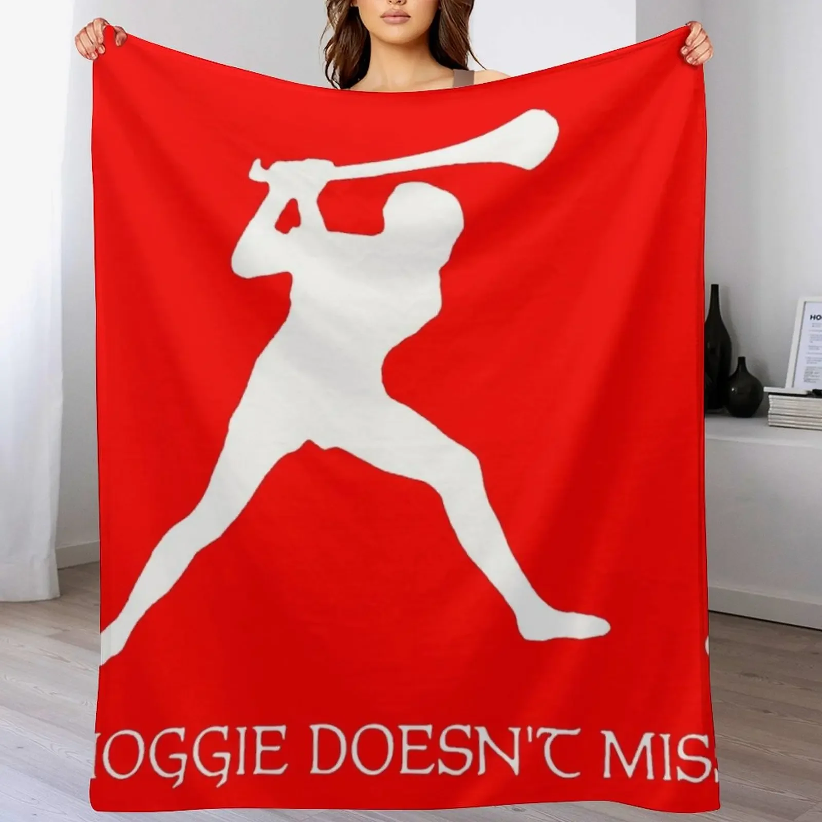 

Hoggie Doesn't Miss! Throw Blanket Air Conditioner Soft Blanket for Office Home