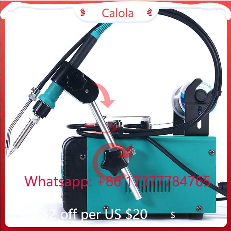 928DT Digital Display Soldering Station Pedal-operated High Power Industrial Soldering Iron