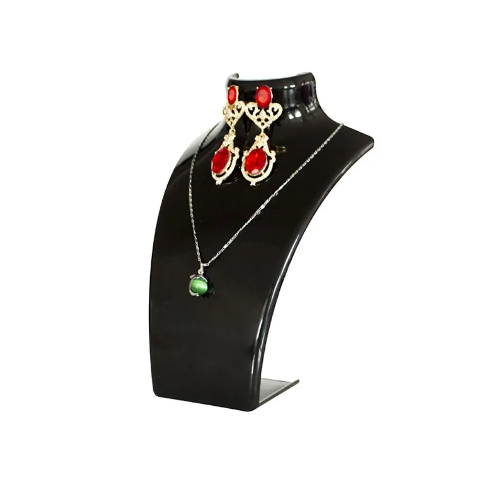Shop Display Rack Solid Color Mannequin Necklace Stand Necklace Bust Stand Necklace Display Organizer Organizer Display Stand