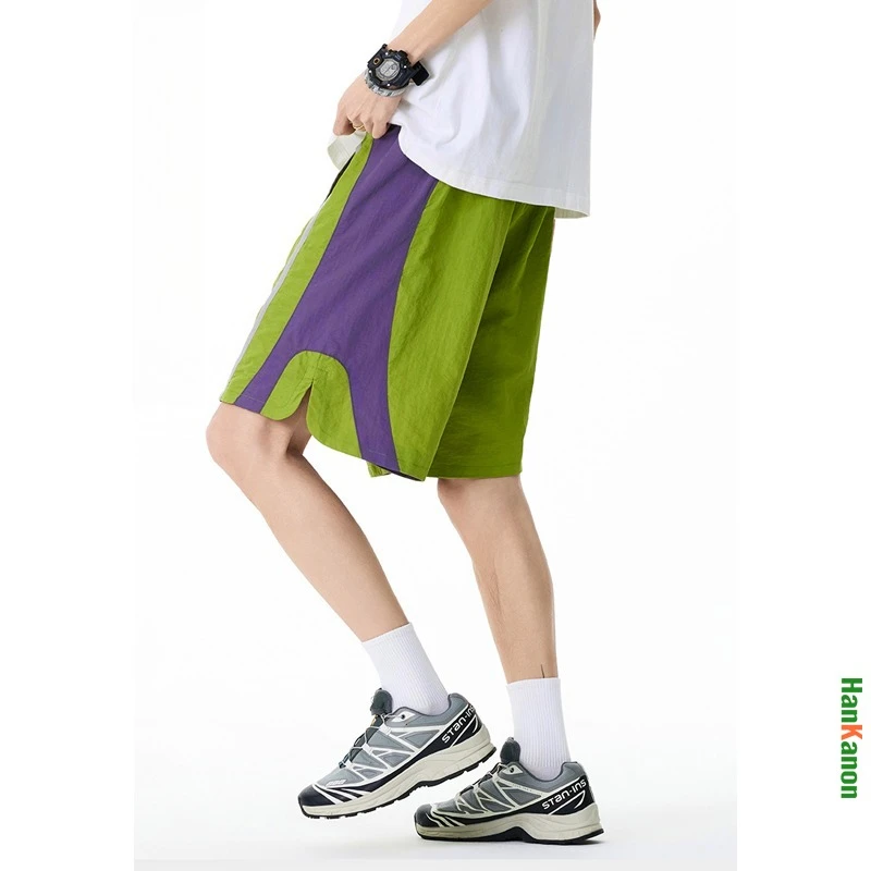 Men's Functional Hiking Shorts, Triple Protection Fabric & Breathable, Elastic Waist Lightweight Stretch for Outdoor Activities