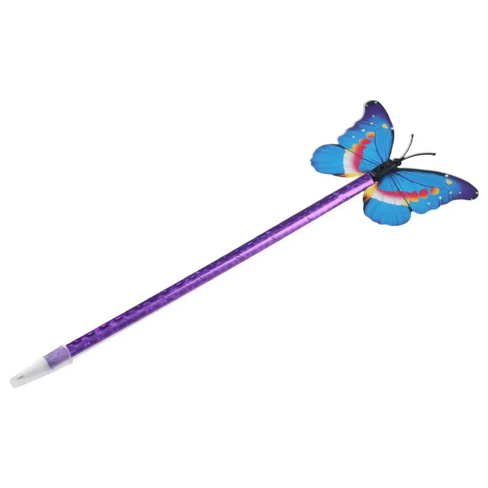 12 Pieces 0.5 mm Writing Pens Plastic Gift Butterfly Ballpoint Pens Random Style Butterfly Ballpoint Pens