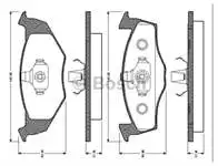 

0986 TB2036 тормозная колодка для передней POLO III 95 LUPO 98 FOX 05 / AROSA 97 / FABIA