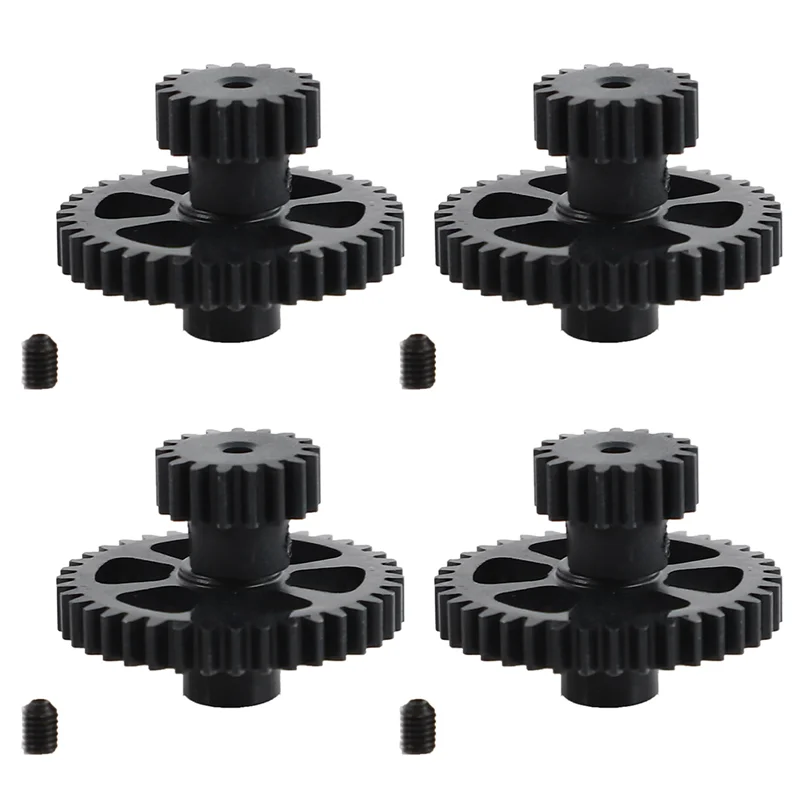 4X Upgrade Part Metal Reduction Gear + Motor Gear Spare Parts For Wltoys A949 A959 A969 A979 RC Car Remote Control