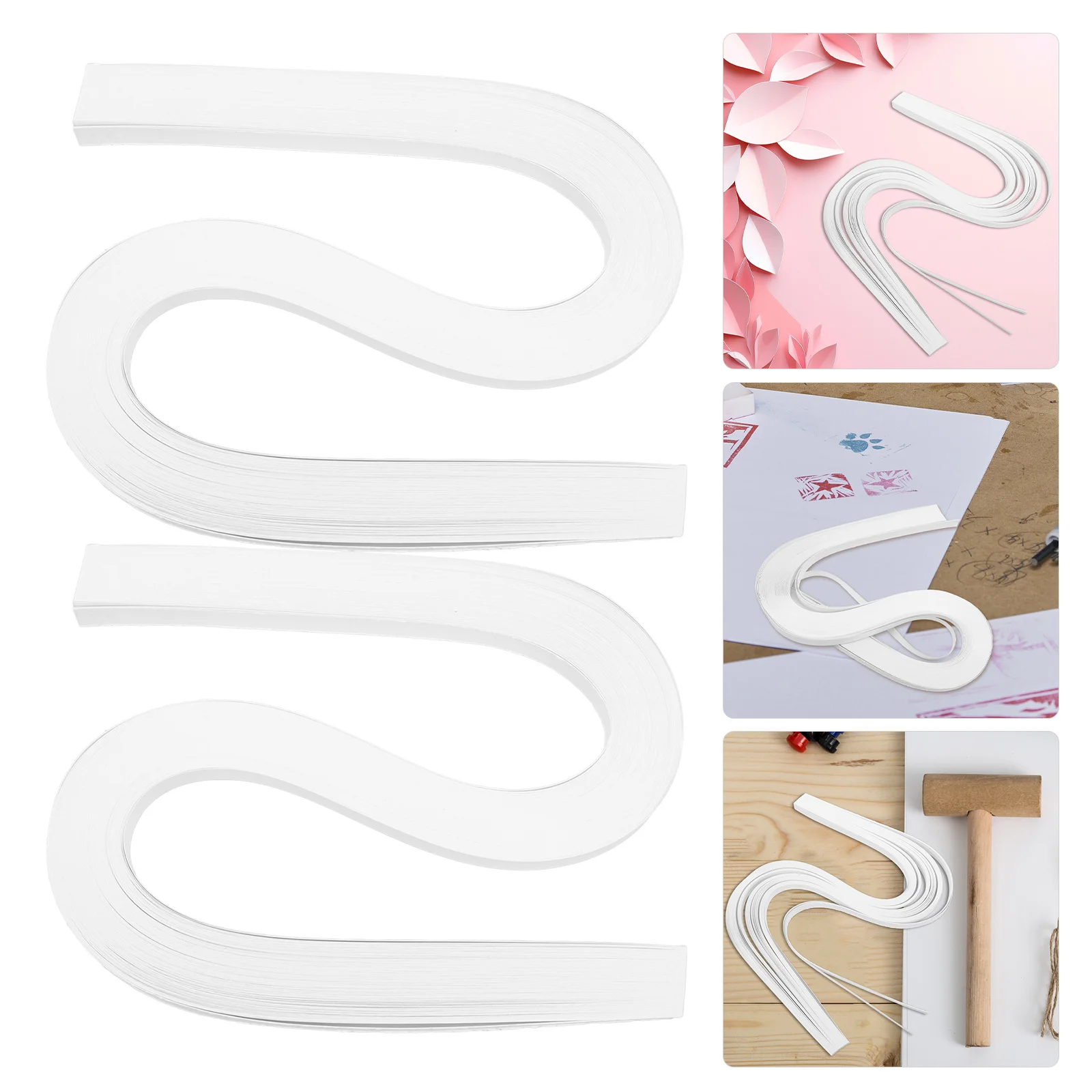 

2Sets Quilling Paper Strips Kit Colorful Single Color Wide Strips DIY Handcrafts Art Supplies Paper Quilling Decorations