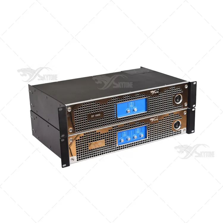 DF4600 Professional 2u Audio Amplifier 4X600w Power Amp Outdoor Professional Power Amplifier
