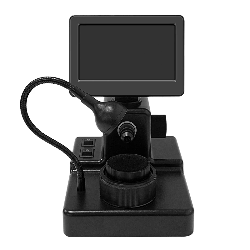 1000X Electronic Digital Video Microscope Magnification for Diamond Jewelry Inspection Diamond Processing 4.3-inch LCD for clear