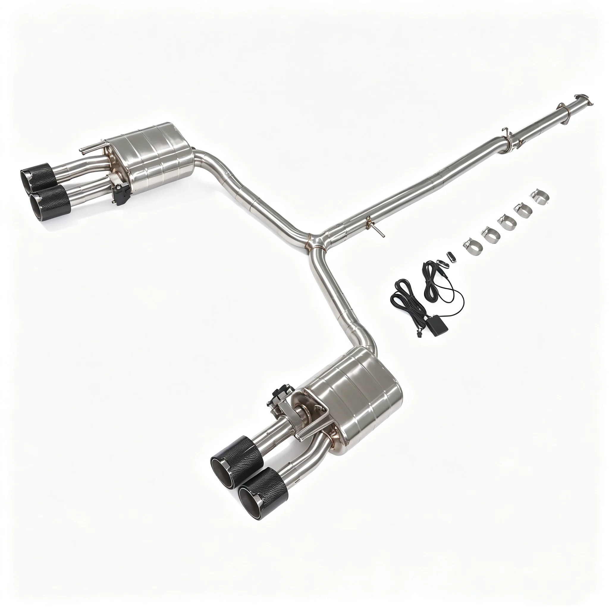 Exhaust Catback Pipe For Hyundai Sonata DN8 N Line 2.5T 2021-2024 G4KP Stainless Steel 4 Tip Muffler Performance Exhaust pipe