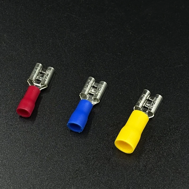 【 20-100PCS Set 】 FDD MDD FDFD Three Quick Insertion Wiring Terminals Red/Yellow/Blue Essential for Electrician Maintenance