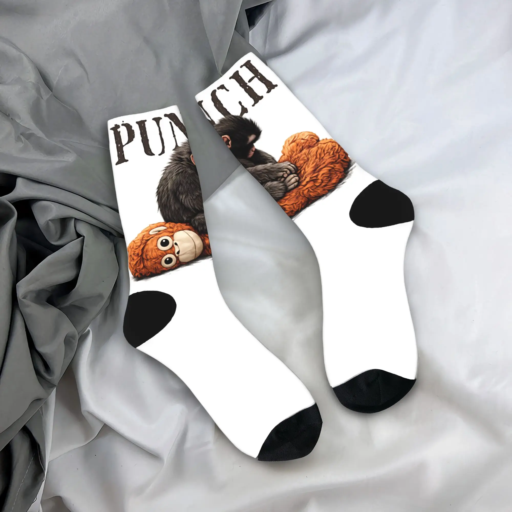

Punch Monkey Socks Non Slip Stockings Couple Quality Cycling Socks Autumn Fashion Printed Socks