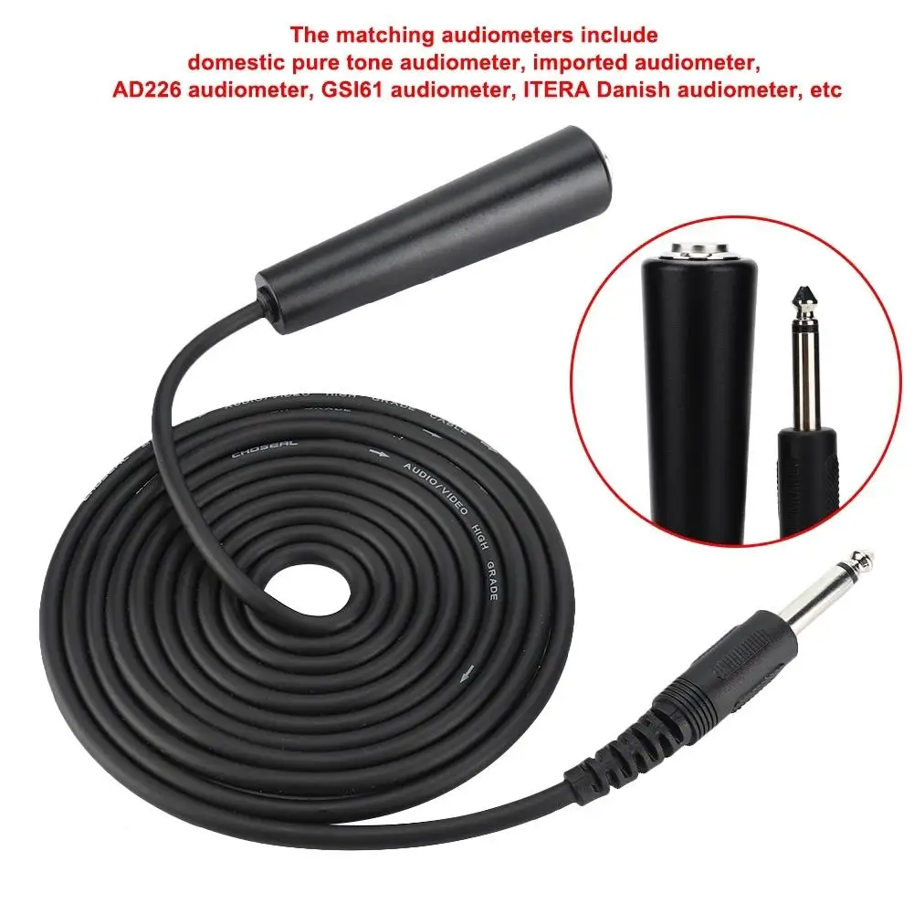 كابل سماعة أذن توصيل عظمية لقياس الصوت، ملحقات العناية بالأذن، جودة صوت مستقرة #4