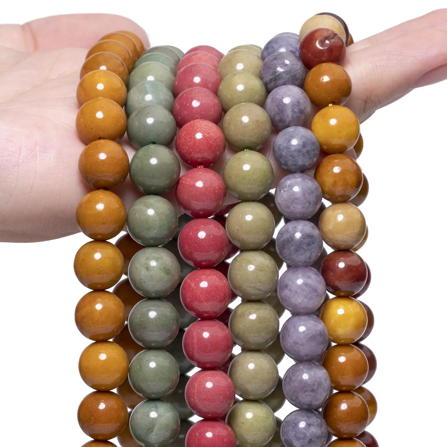 الحجر الطبيعي الأفوكادو الكسا Mookaite جاسبر فضفاض الخرز لصنع المجوهرات إكسسوارات ساحرة لتقوم بها بنفسك أقراط أساور 6/8/10 مللي متر #2