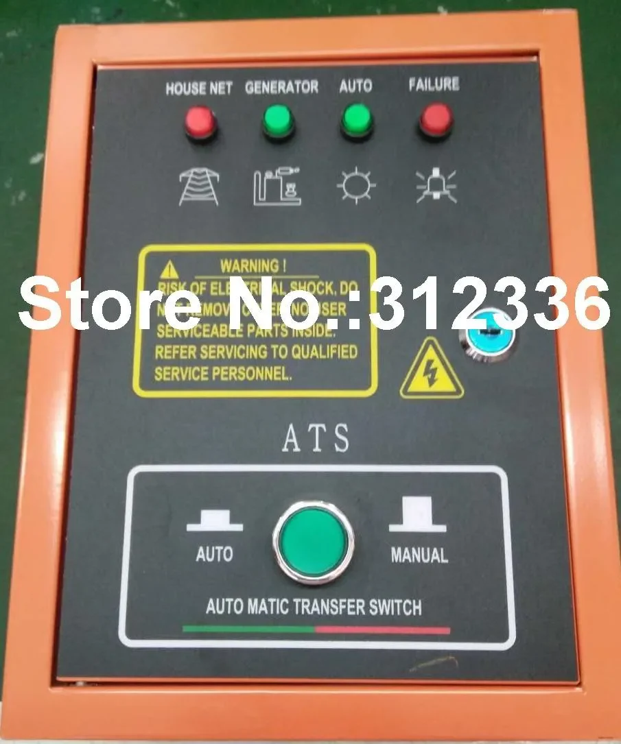 Fast Shipping 5 pins 10kW ATS Single Phase 220V Diesel Generator controller Automatic starting system Auto Start Stop Function