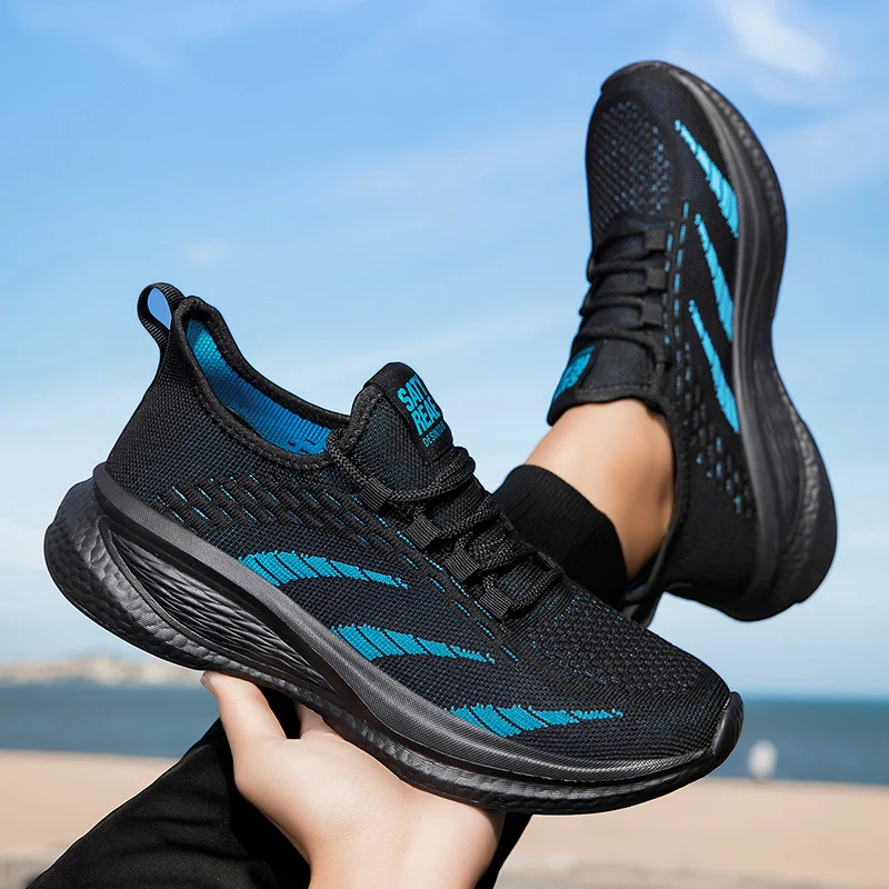 

2025 New Men's Running Shoes - Lightweight Breathable, Anti Slip, Shock-absorbing Sole Outdoor Sports Shoes for Tennis Training