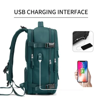 17-inch travel backpack short-distance plane Ryanair cabin bag backpack women men leisure school Laptop bag carry on luggage