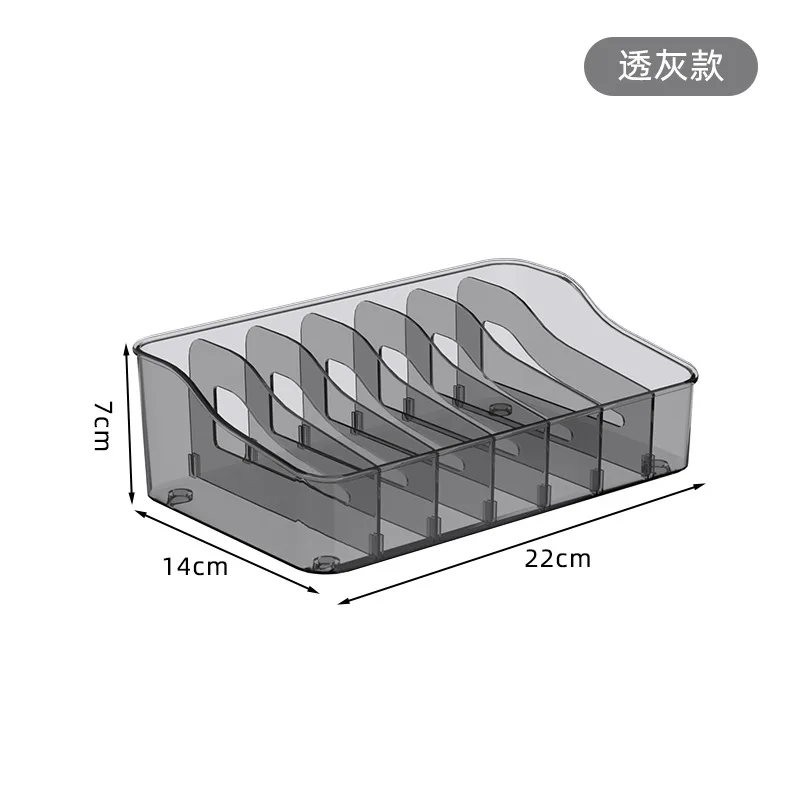 

Прозрачный кухонный ящик для хранения специй с регулируемыми отделениями, предназначенный для хранения приправ, организованный и легко доступный
