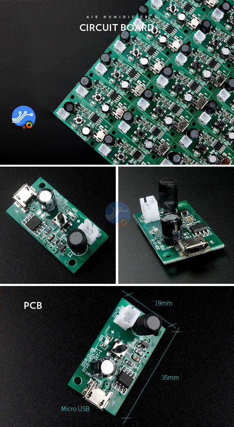 16ミリメートル20ミリメートル1.5-3ワット超音波ミストメーカーアトマイザートランスデューサデバイスアトマイザーフィルムプレートアクセサリー加湿器ゴムガスケット