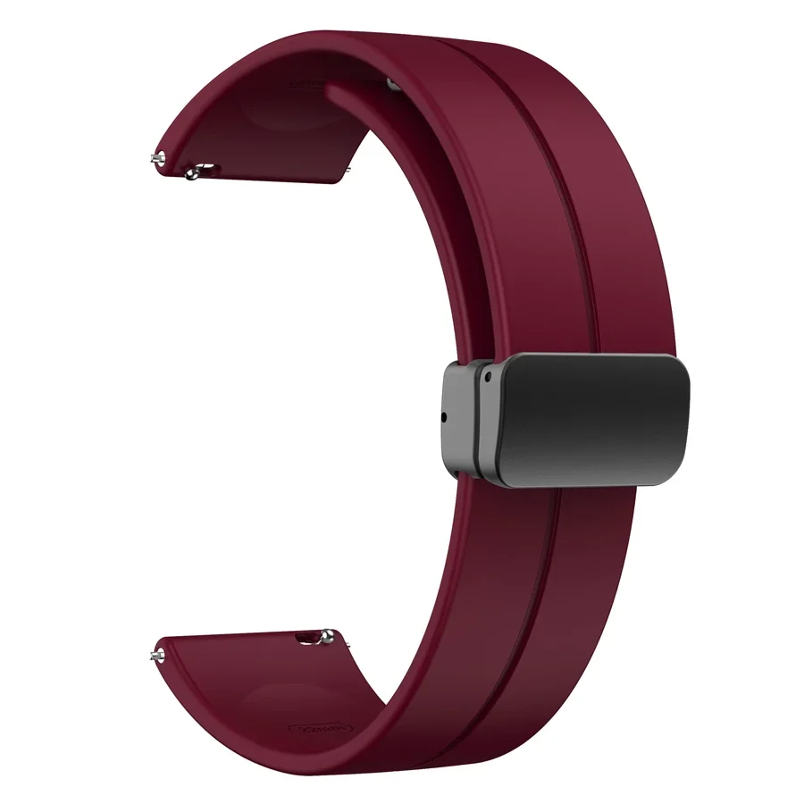22mm 20mm Magnetic Silicone Strap For COLMI P81 P71 P70 P73/COLMI i28 Ultra Watchband For COLMI V73 P28 Plus C81 M40 M41 i31 i11