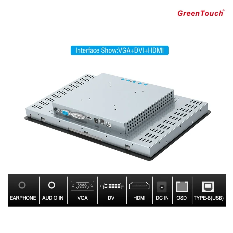15.6inch Multi Touch Screen Monitor 1080P Full Flat Open Frame Touch Display For KIOSK Self Service Automatic Machine