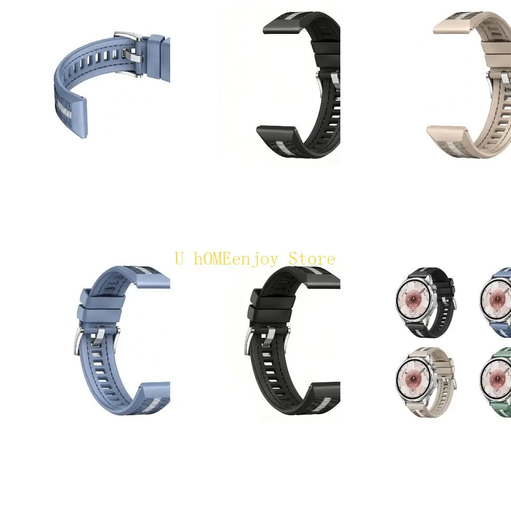 

B0KF Quick Changing Interchangeable Straps No Tools Need Secure Lock 22mm Width for Watch GT6 46mm Smartwatch