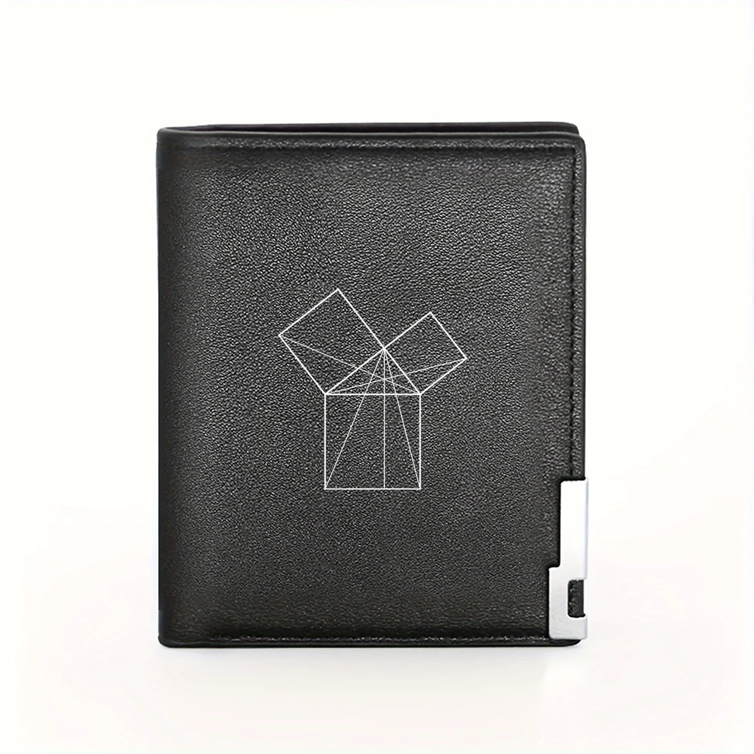 Geometric Design Wallet: Stylish & Practical Men's nice Wallet,Premium Gift for Dad,Husband,Boyfriend - Business,Casual,Elegant,
