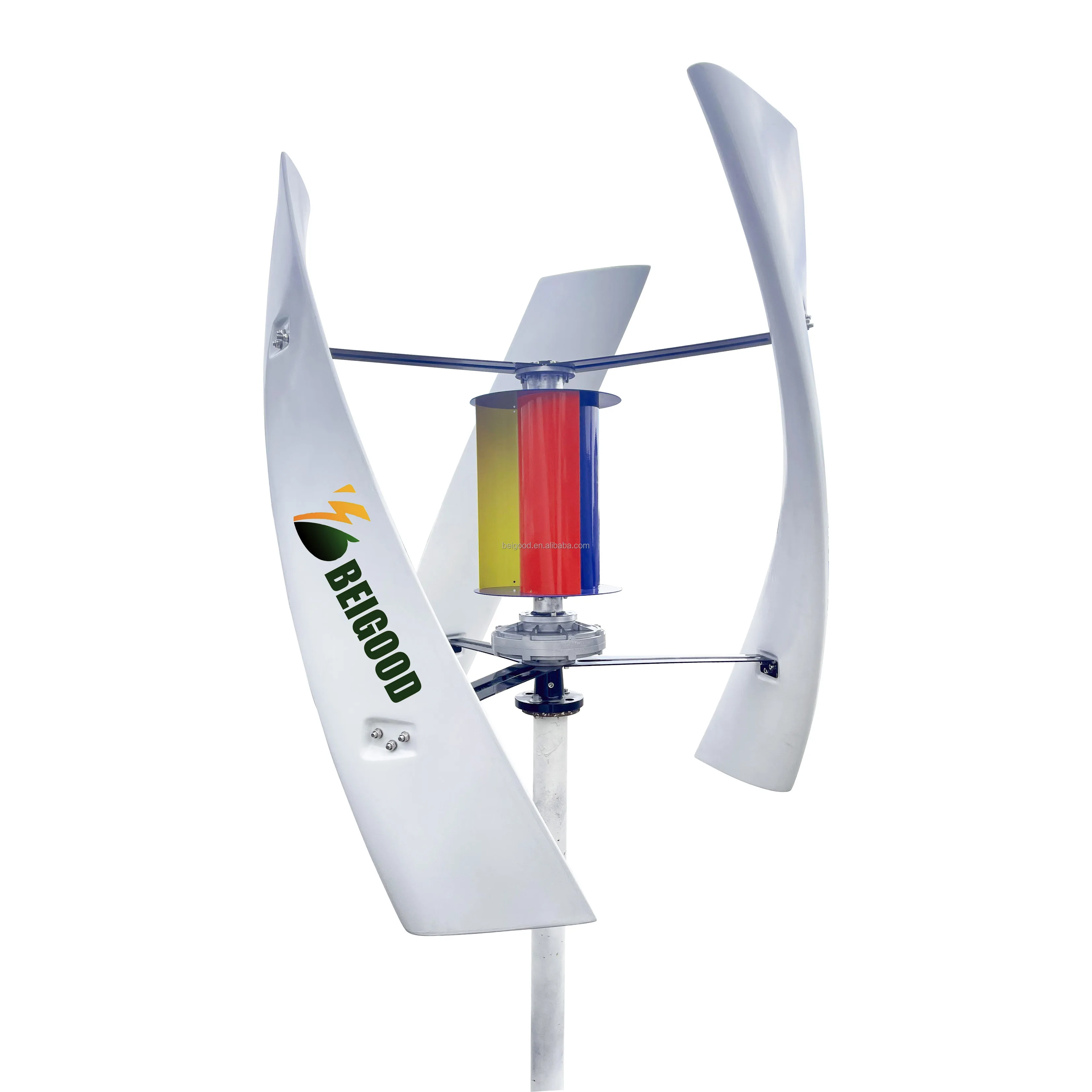 

Vertical Wind Turbine 500w Manufacturer Quality 1000w 1500w Wind Generator 12/24/48v Wind Fan Generating Power For Farm