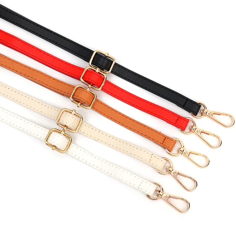 PU Leather Bag Strap Accessories for Handbags 1.2CM Wide Shoulder Bag Strap for Crossbody Replacement Strap for Bags