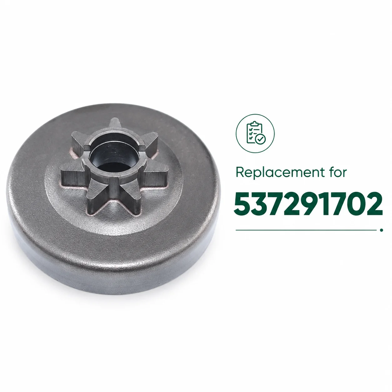 Clutch Drum Oil Pump Bearing Kit with Clutch & Oil Pressure Line For Husqvarna 455 460 Chainsaw Repair Parts Replace 537291702
