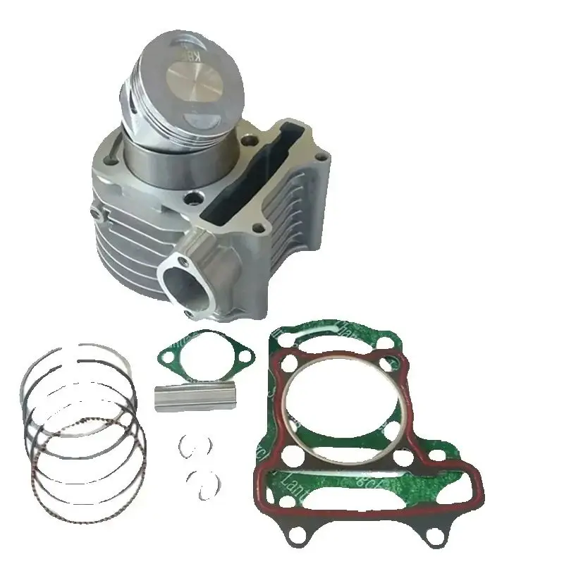 Kit de Cilindro de Motocicleta, Juego de Juntas de Anillos de Pistón para Scooter Kymco Wangye para GY6150 BT150QT CS125 DS150 GY6125 HJ150