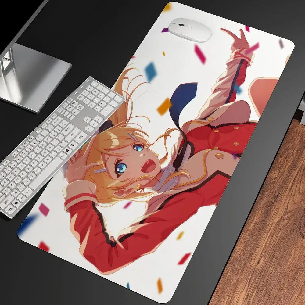 Anime LoveLive Ayase Eli Mousepad Large Gaming Mouse Pad LockEdge Thickened Computer Keyboard Table Desk Mat