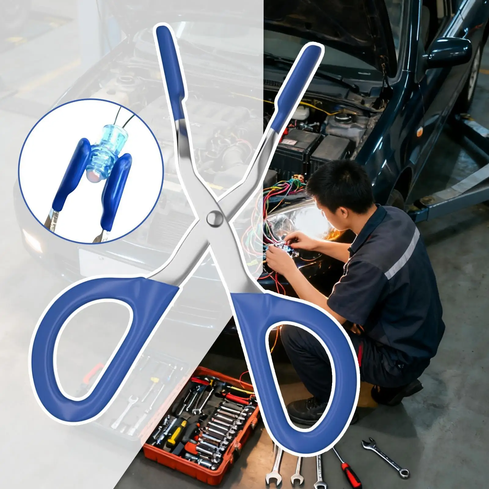 كماشة لمبة الضوء الصغيرة وكماشة الصمامات أداة إزالة اللمبة المكسورة لإزالة المصابيح الكهربائية الصغيرة #2