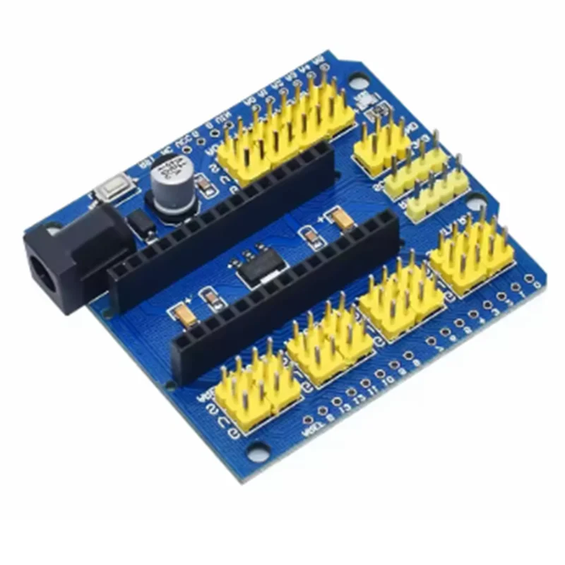 Multi-Function For Nano Shield Expansion Board for Electric DIY SCM - Orange + Black (NANO SHIELD) For nano 3.0