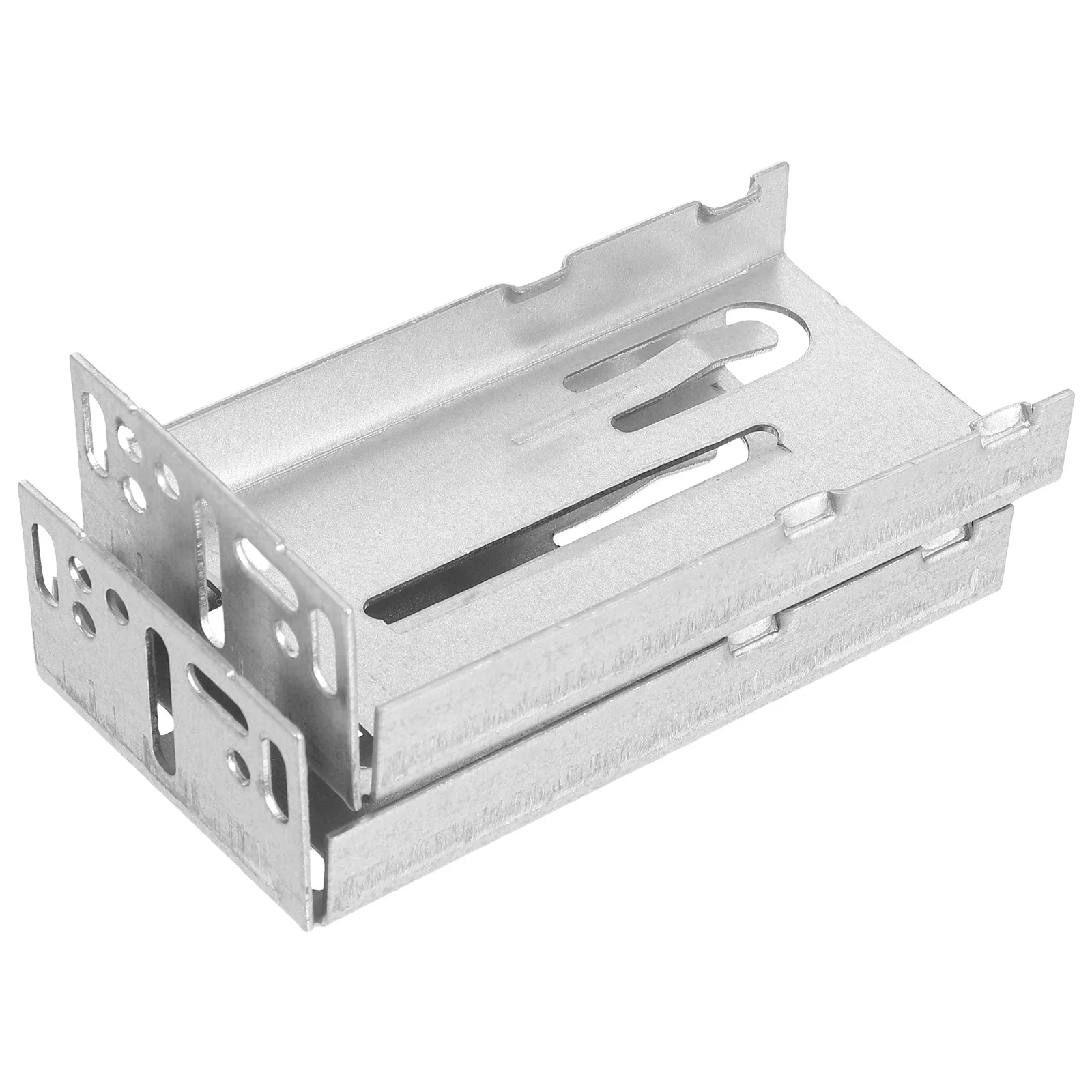 

2pcs Drawer Rail Bracket Thickened Slide Mount For Cabinets Wardrobes Desks Heavy Duty Metal Furniture Hardware Accessories