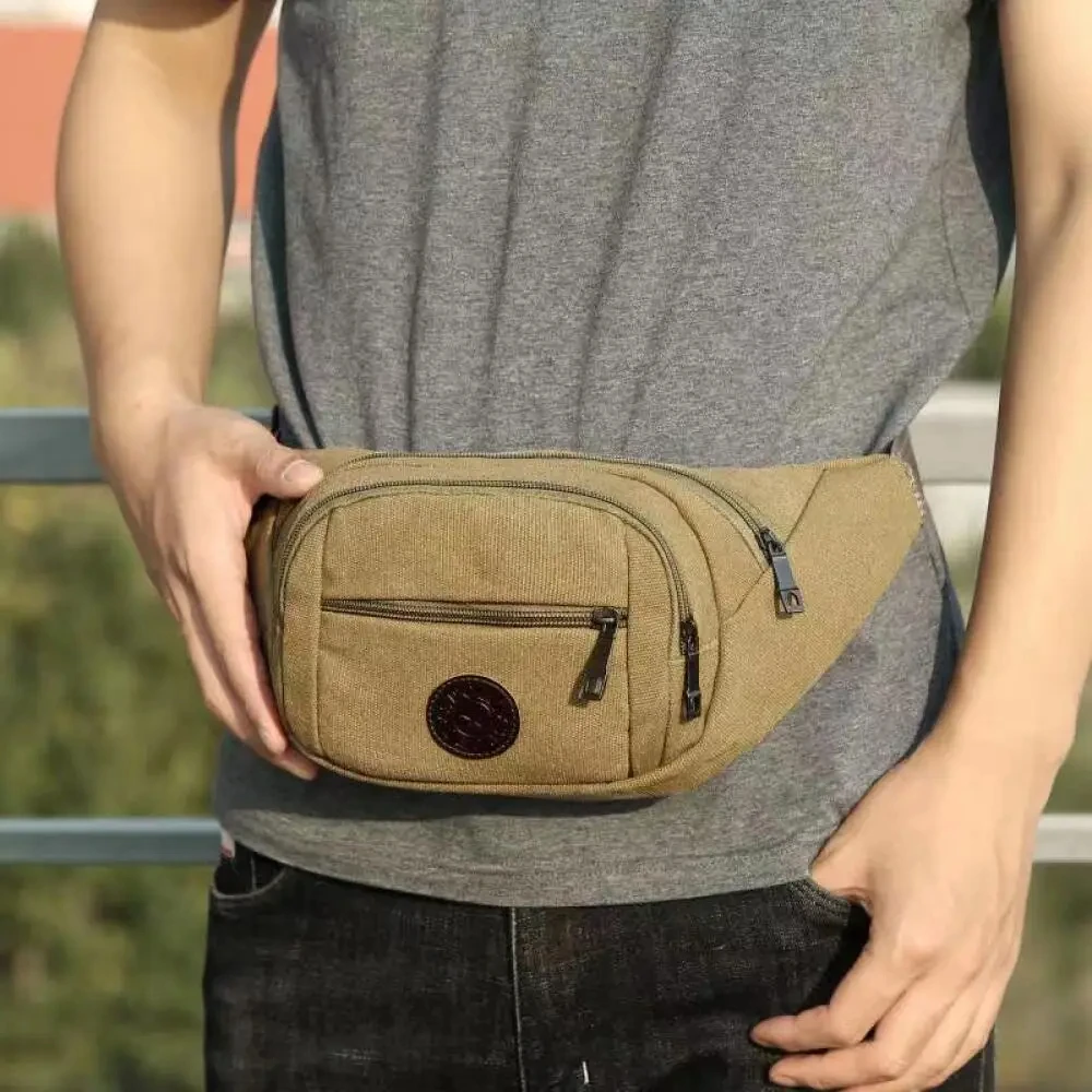 Wodoodporna męska torba na klatkę piersiową, lekka, odporna na zużycie, outdoorowa torba crossbody/sling do wędrówek, biegania i podróży. — zdjęcie 3