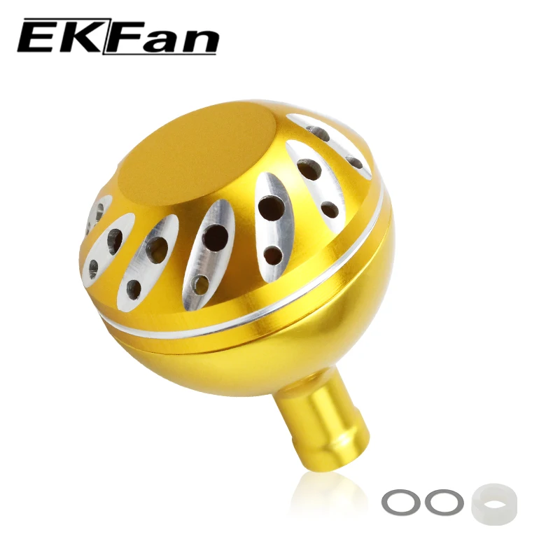 EKfan 30/35/38mm Fishing Handle Knob Metal For DAI&SHI Spinning Baitcast Reel Fishing Rocker DIY Tool Parts