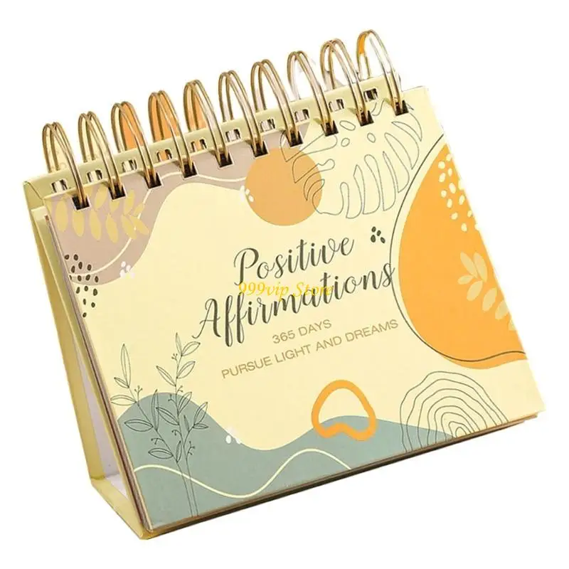 

C90C 2025 Daily Calendar 1 Day Per Page Twin-Coil Binding Small Desk Calendar from 01/2025 to 12/2025 Inspirational Calendar