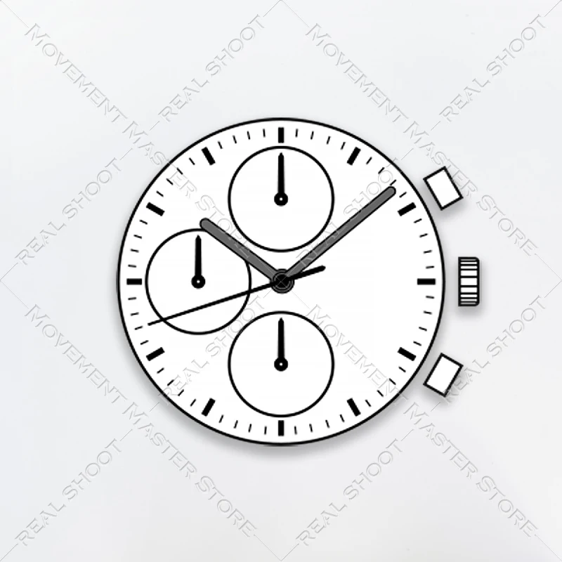 حركة كوارتز عالية الجودة SII TMI VD55C جذع قابل للتعديل 6 أيدي 24 ساعة كرونوغراف ثواني صغيرة لأجزاء إصلاح الساعة