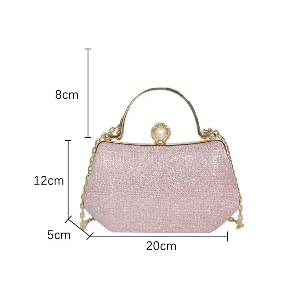 Multifunctional PU Shoulder Sling Bag Large Capacity Simple Crossbody Bag Retro Portable Evening Bag Girls