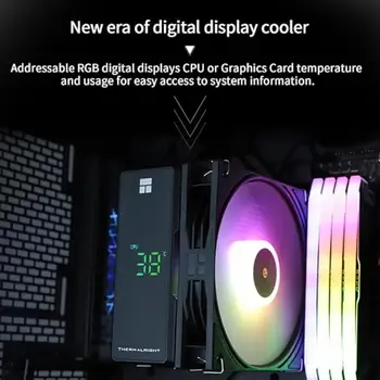 Thermalright Assassin X 120 R digitální ARGB chladič CPU s displejem teploty pro AM4 AM5 Intel 115X/1200/1700/1851 10 nejlepší prodej chladič AM4 - №7