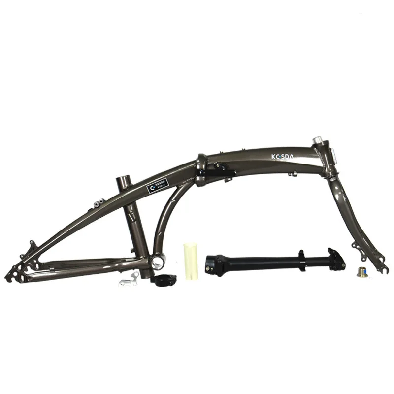 

Folding Electric Bike Frame Electric Bike Parts Full Suspension 406 451 Wheels Aluminum Alloy Mtb Frame Ebike