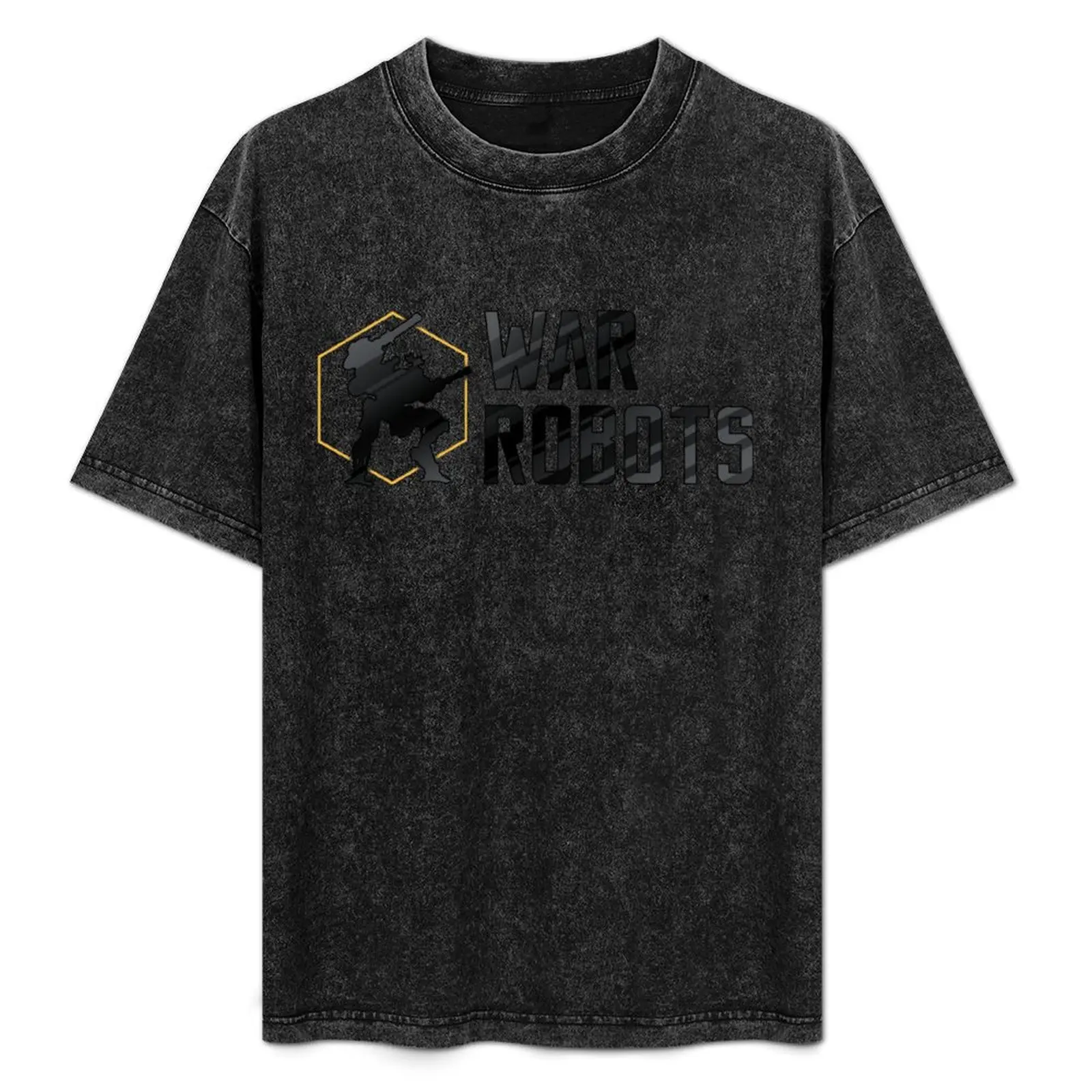 

WarRobot Grey Black T-Shirt Lightweight Cooling Short Sleeve Tee