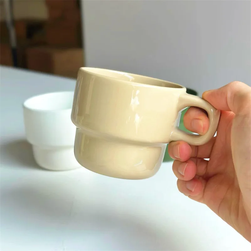 

Керамическая кружка, кофейные чашки, креативная изысканная чашка для послеобеденного чая, кружка для завтрака, молока, подарок для девушки, кофейная чашка, чашки для воды, настраиваемый логотип
