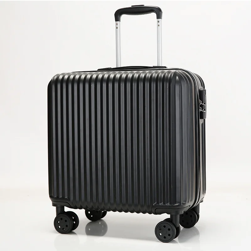 DOIAESKV Small Suitcase 18-Inch Female Password BboarDing Case Small Trolley Case Mini Luggage Bag New Dry Suitcase