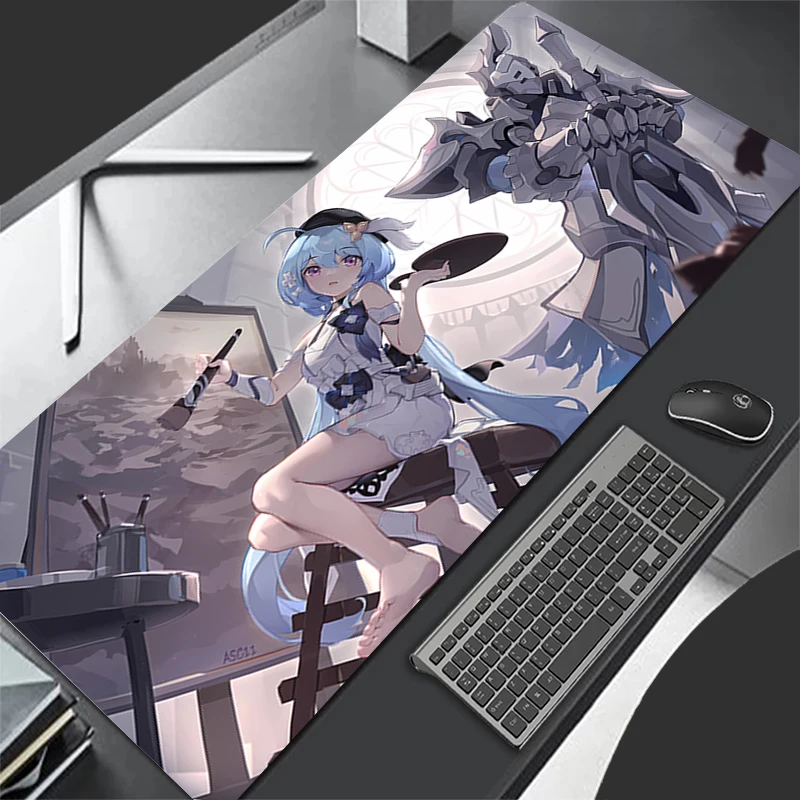 Mousepad Computer Gaming H-honkai Impact 3 Accessories Cartoon Keyboard Pad Office PC Rubber Mouse Pad Decoracion Desk Mouse Mat