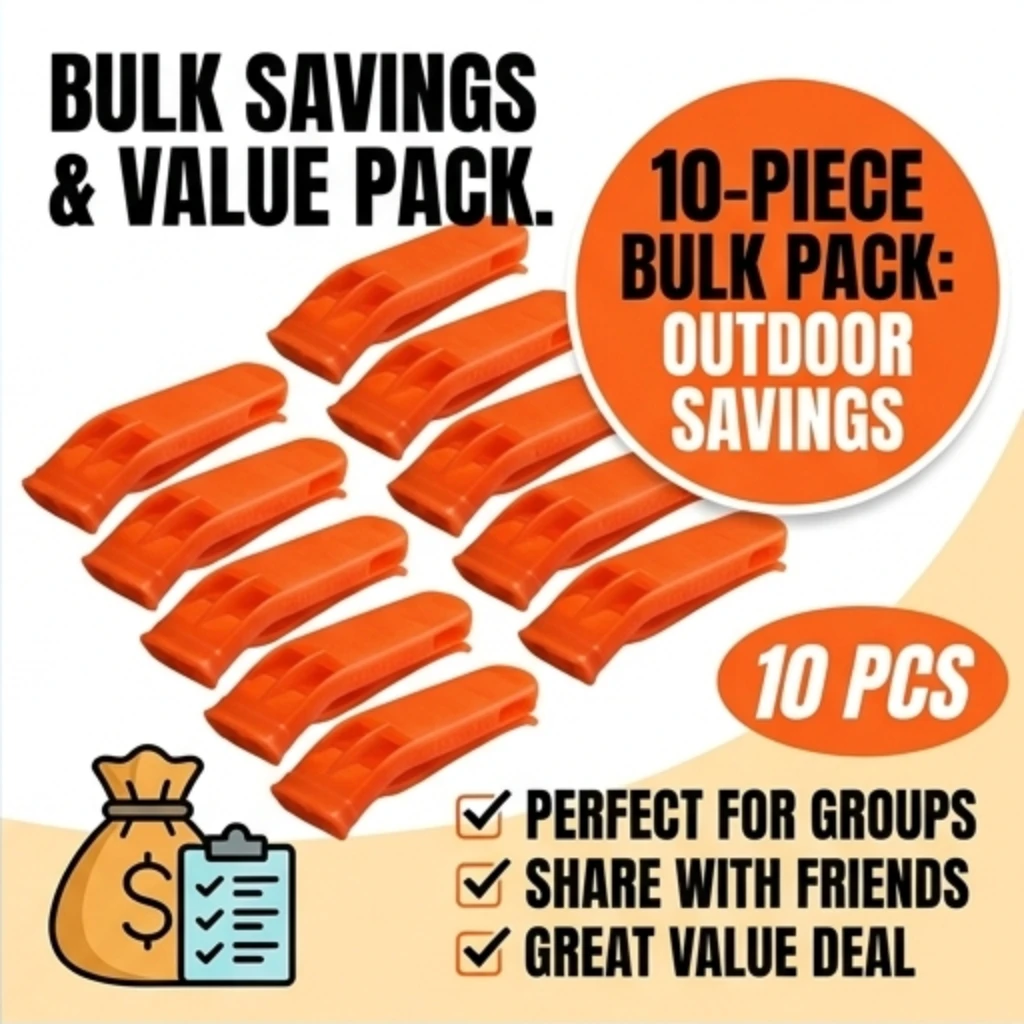 

Свисток для экстренных ситуаций без шаржереток, высокой громкости, с клипсой, для кемпинга, походов, спасения на природе, спортивных тренировок