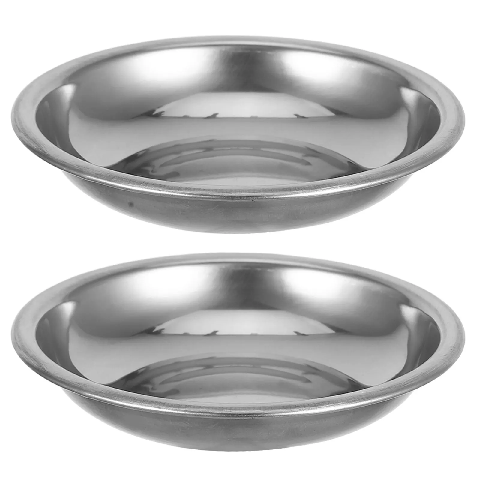 

2pcs Stainless Steel Weighing Pan Round Tray for Jewelry Laboratory Scale Digital Powder Metal Measuring Tool