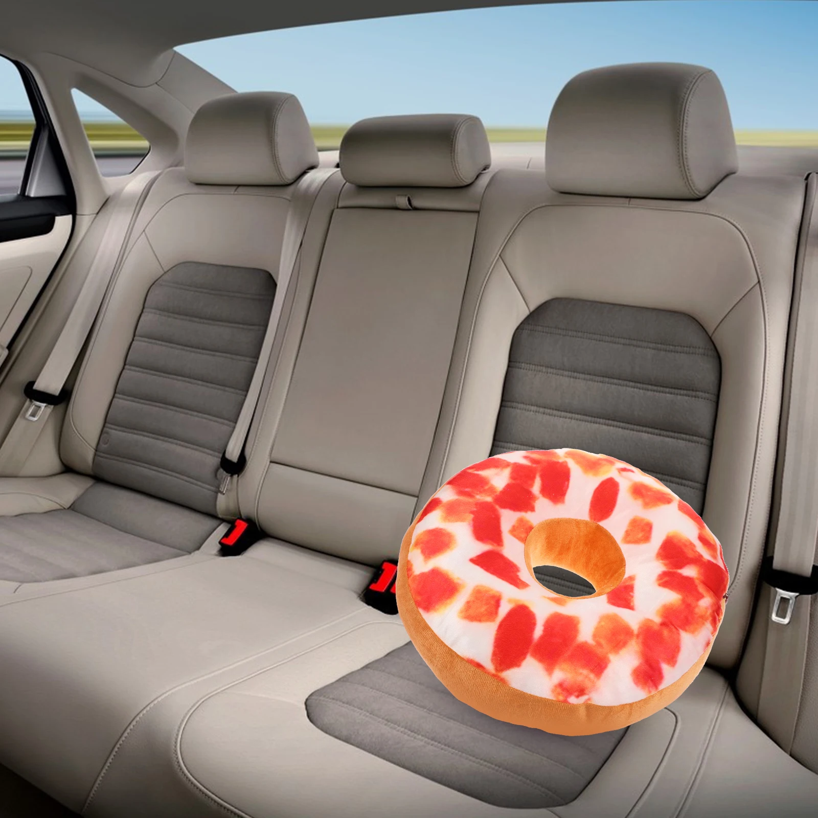 

Seat Cushion Simulated Chocolate Pillow Chair Sleeping Food Pillows Realistic Office