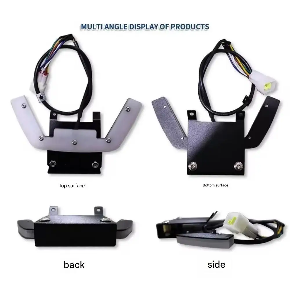 【Good quality】For BENDA Napoleonbob 500 seat rear tail light turn signal assembly license plate frame side license plate frame