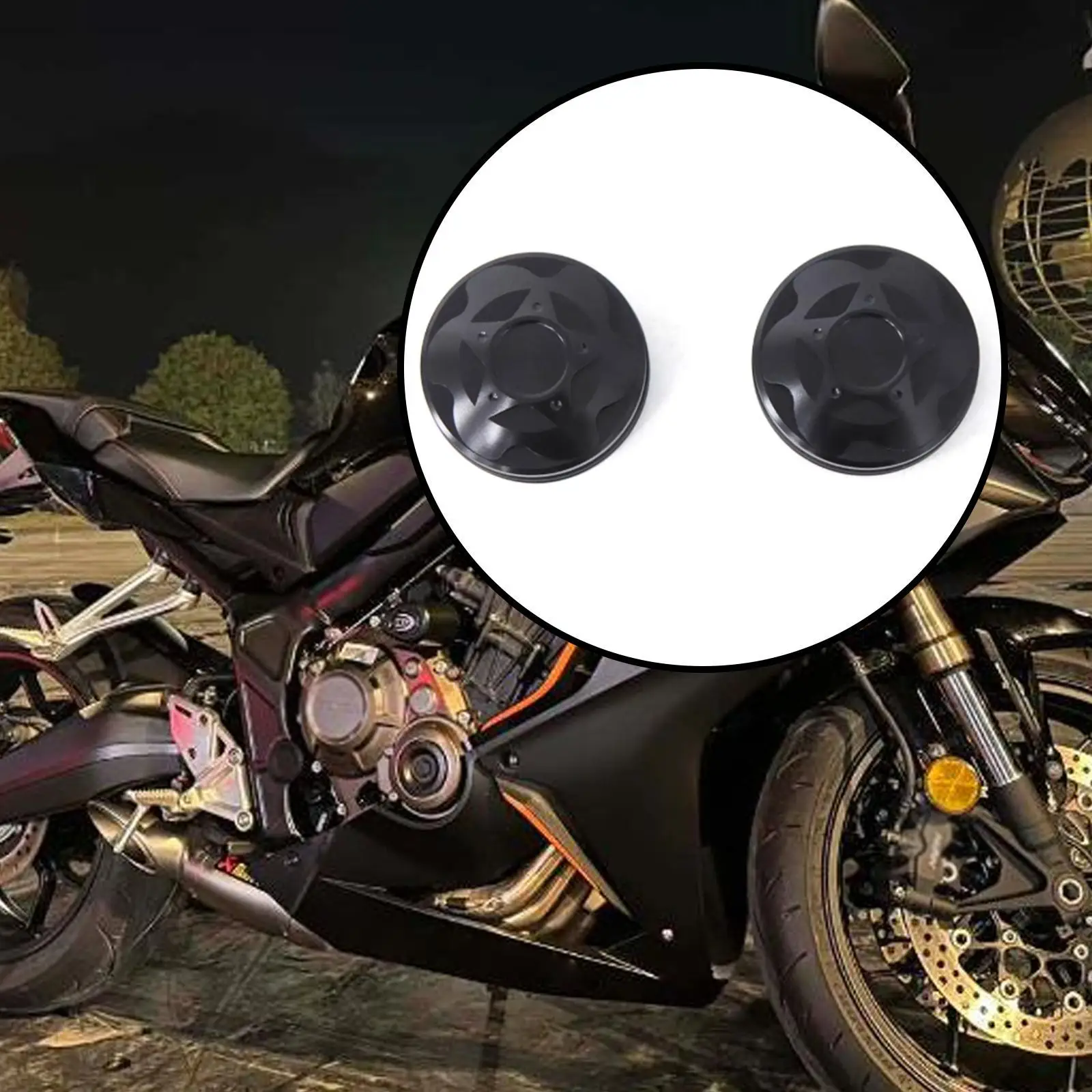 

Durable Motorcycle Frame Hole Cap Aluminum Alloy Practical Design for Honda CB650R CBR650R 2019 to 2025 Accessory